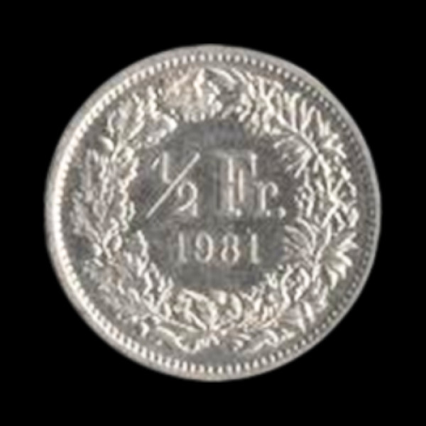 France fr (0.5) Coin - 1981