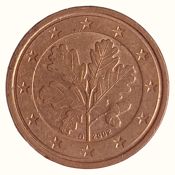 One Euro Cent Coin – 2002 Germany
