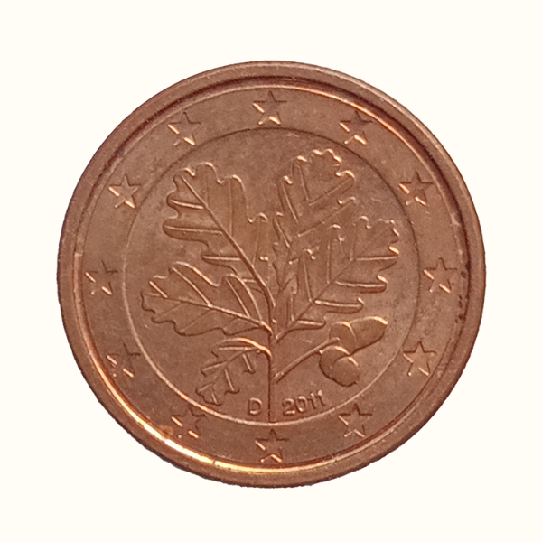 1 Euro Cent Coin 2011 Germany