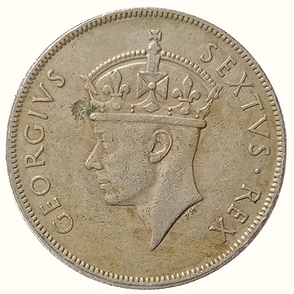 George VI King Emperor One Shilling Coin – 1948 East Africa