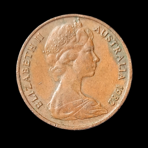 1 Cent Coin Australia 1982