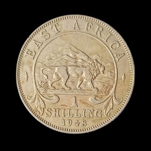 1 Shiling Coin East Africa 1948