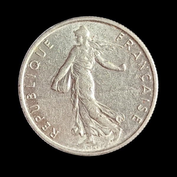 1/2 Francs Coin Switzerland 1972