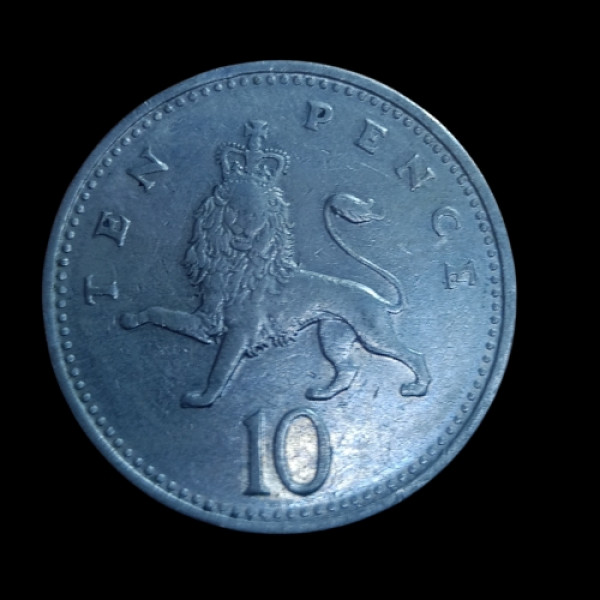 10 new pence Elizabeth II Tiger (1970) - UK