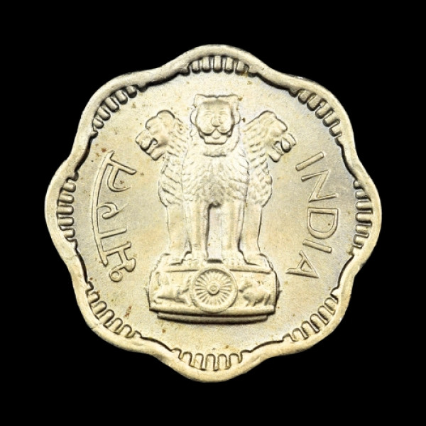 Indian 10 Paisa Coin – 1957 (Naya Paisa)