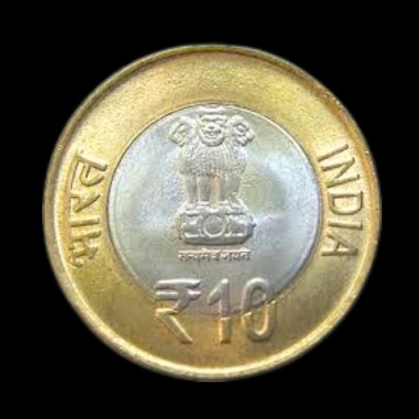 Indian 10 Rupees coin- 1014