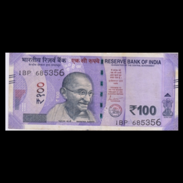 100 Indian Rupee Note Mahatma Gandhi(New)Series (2021)Shaktikant Das