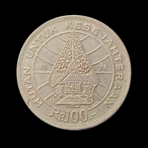 100 Rupiah Coin Indoneshia 1978