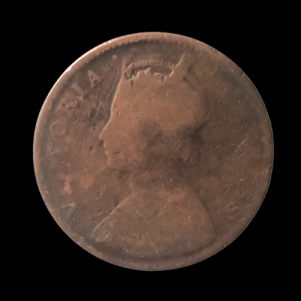 Indian One Quarter Anna Victoria Empress- 1892