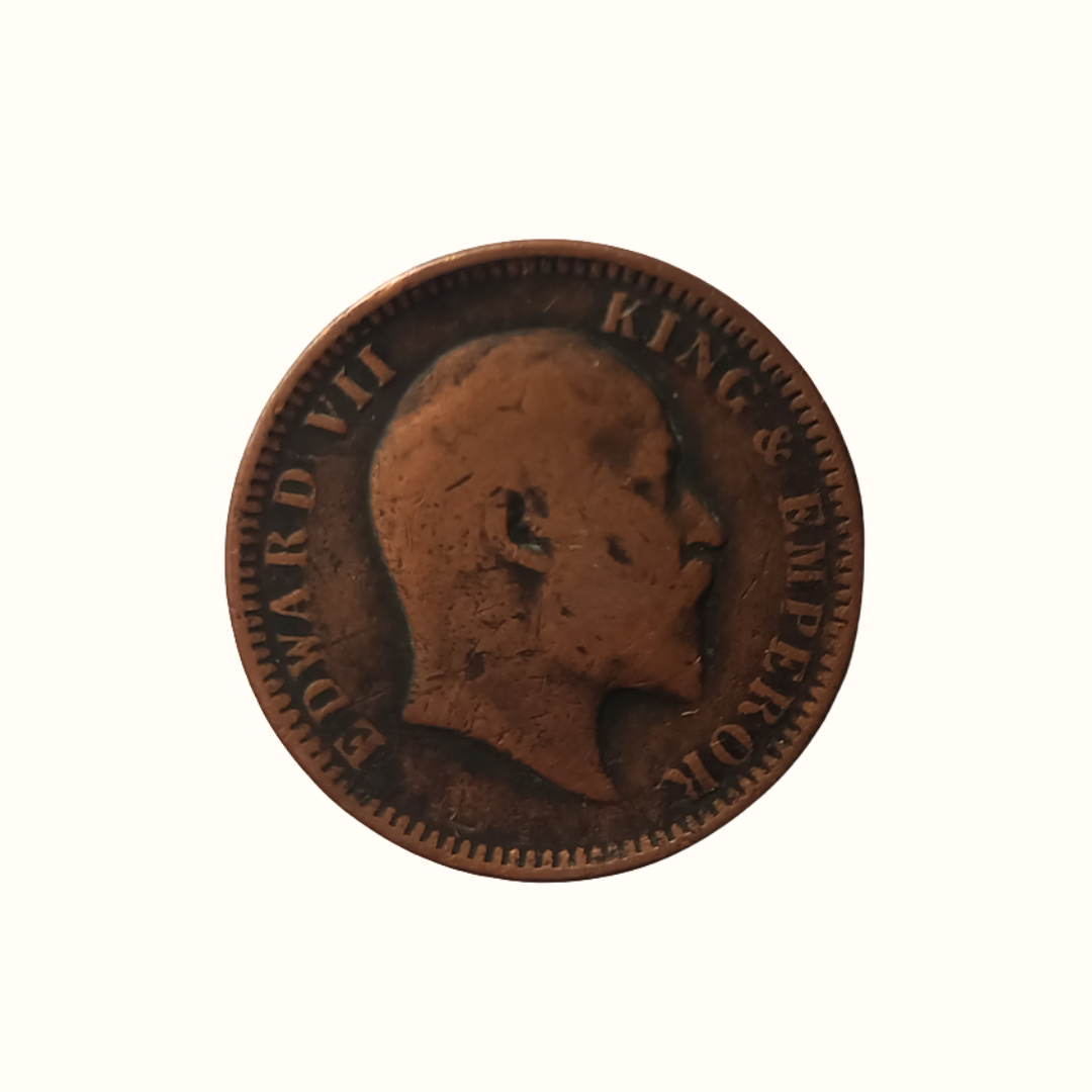 Indian One Quarter Anna EDWARD VII KING & EMPEROR -1903