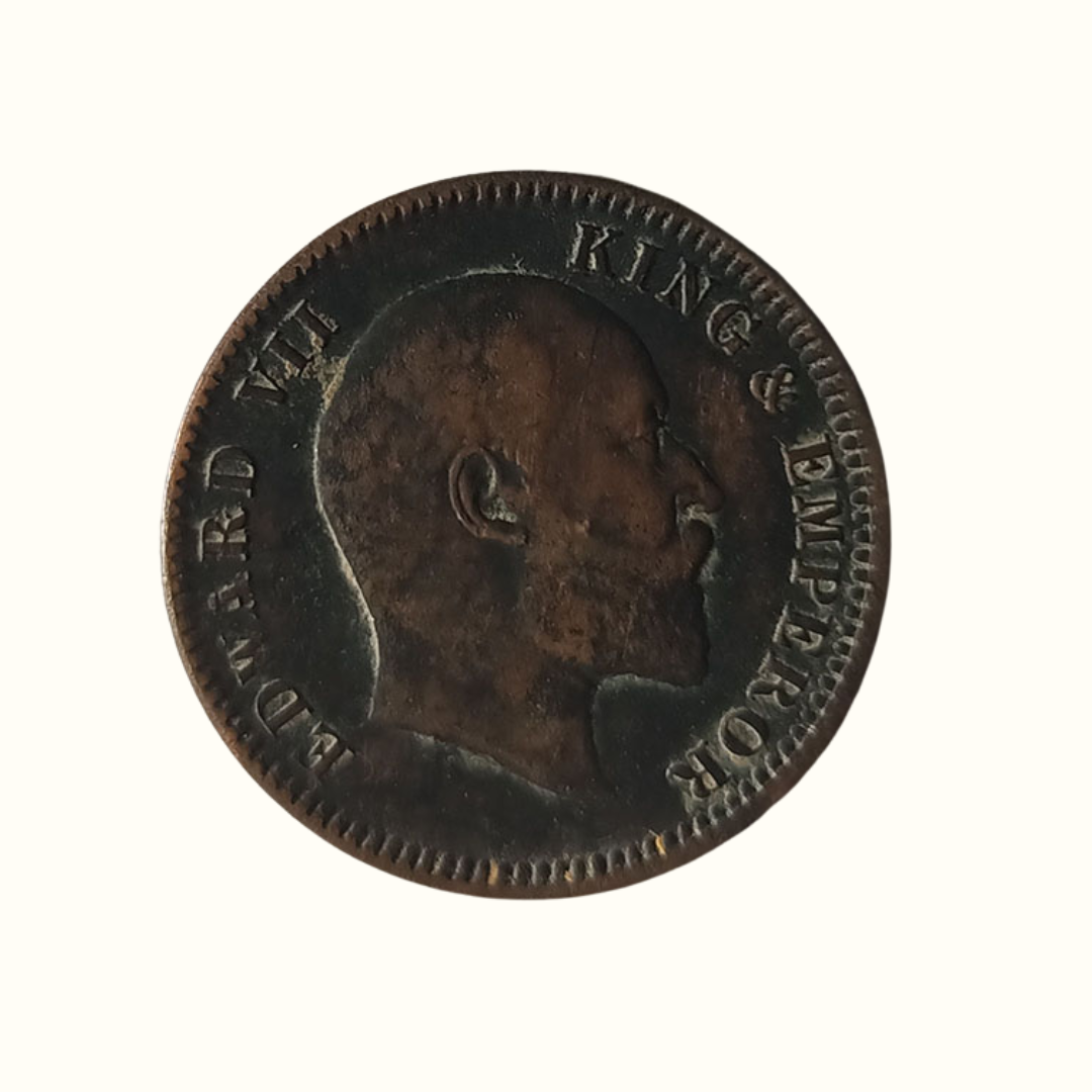 One Quarter Anna EDWARD VII KING & EMPEROR -1909