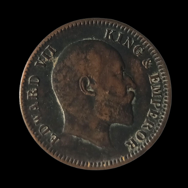 One Quarter Anna EDWARD VII KING & EMPEROR -1909