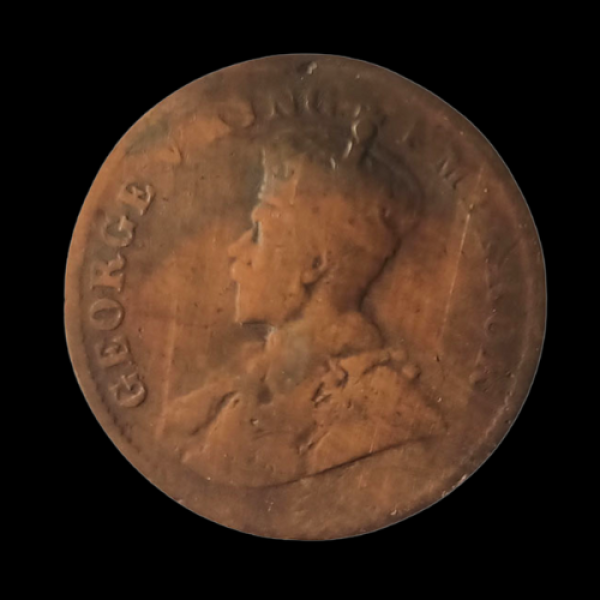 Indian One Quarter Anna GEORGE V KING EMPEROR-1912