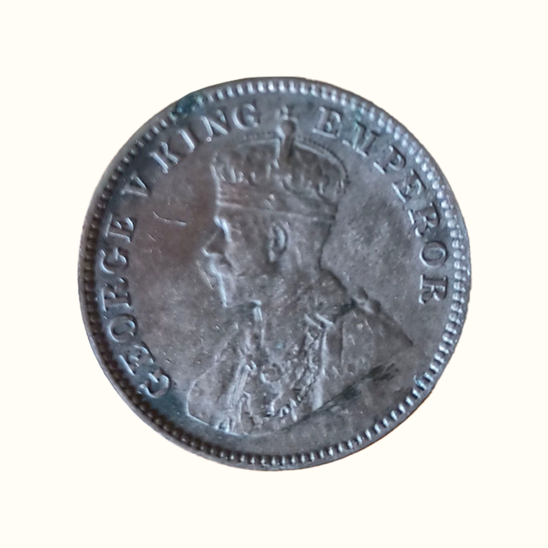 Indian One Quarter Anna GEORGE V KING EMPEROR -1936