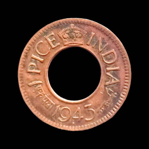 Indian One Paisa Coin – 1943