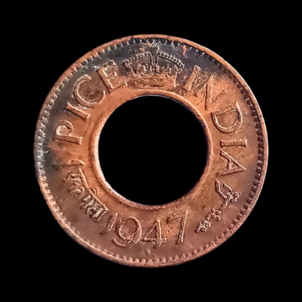 Indian One Paisa Coin – 1947