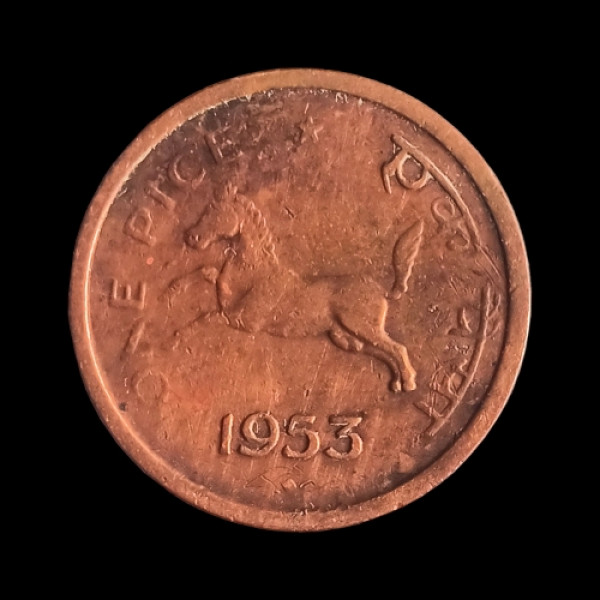 Indian One Paisa Coin -1952