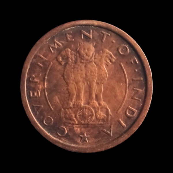 Indian One Paisa Coin -1953