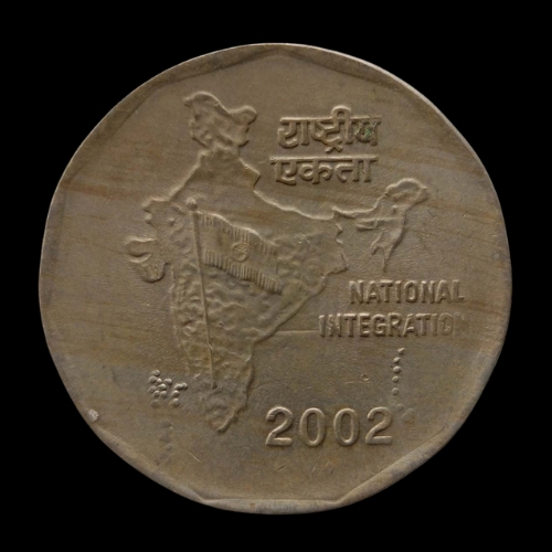 Indian 2 Rupees Coin – 2002