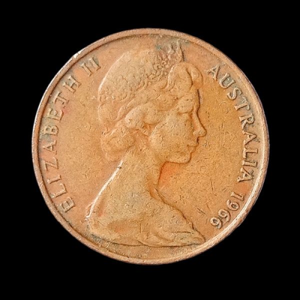 2 Cents Coin Australia 1966