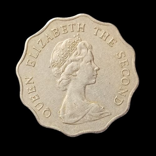 2 Dollars Coins hongkong 1975