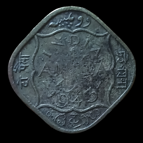 1943 Two Paisa Coin – East India Company 1943