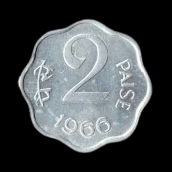 2 Paise Coin – 1966