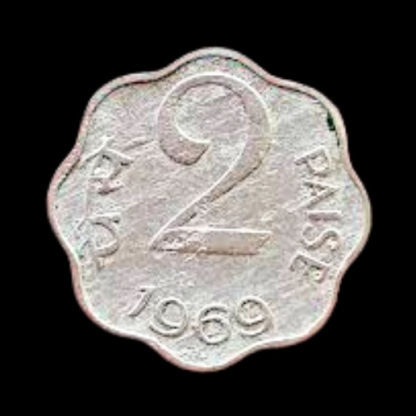 2 Paise Coin – 1969