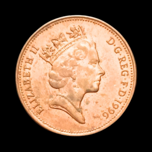 UK 2 Pence coin - 1996