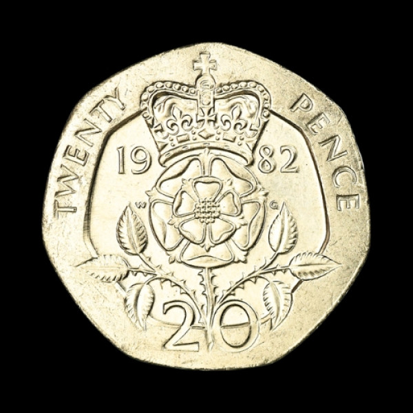 UK 20 Pence Coin - 1982