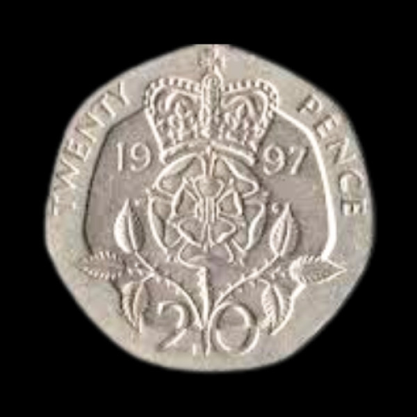 UK 20 Pence Coin - 1997