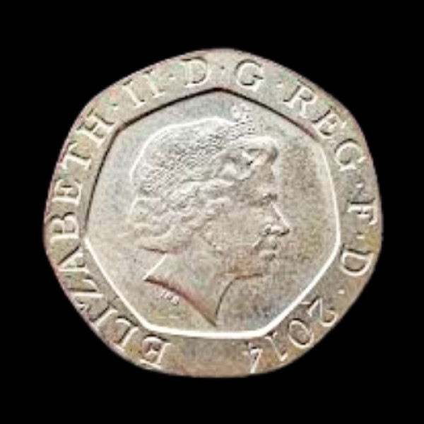 UK 20 Pence Coin - 2014