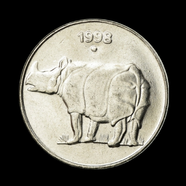 Indian 25 Paisa Coin – 1998