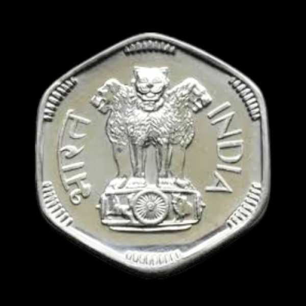 Indian Three Paisa Coin -1968