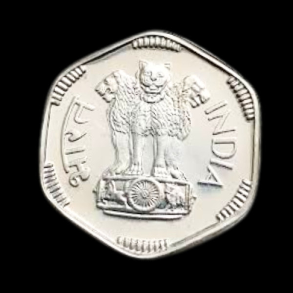 Indian Three Paisa Coin -1974
