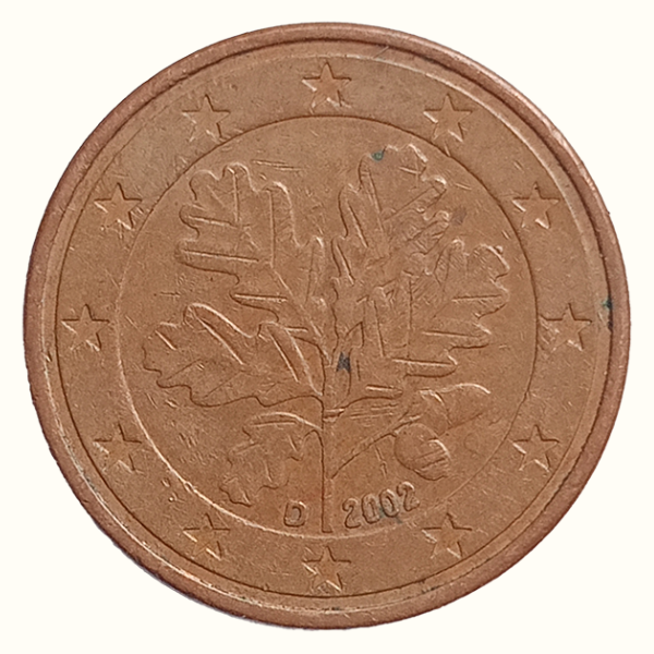 Five Euro Cent Coin – 2002 Germany
