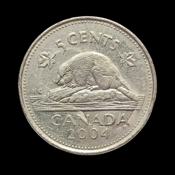 5 Cents Coin Canada 2004