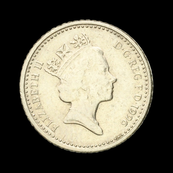 UK 5 Pence coin - 1996