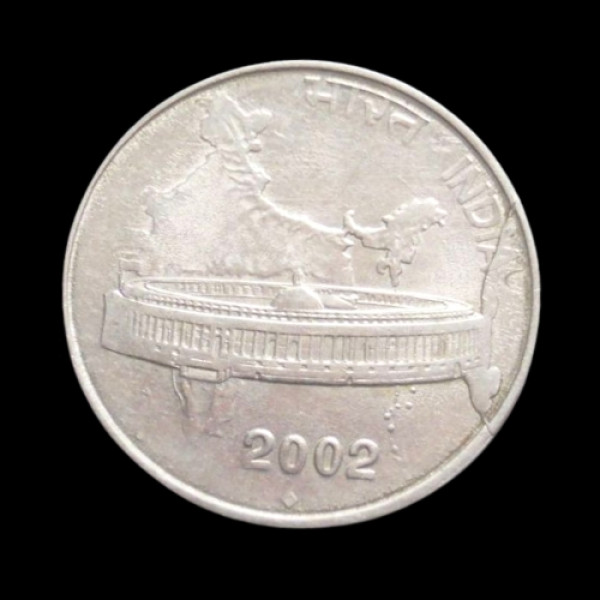 Indian 50 Paisa Coin – 2002