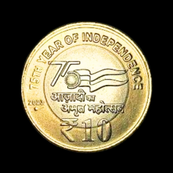 Indian 10 Rupees Azadi Ka Amrut Mahotsav Coin -2023