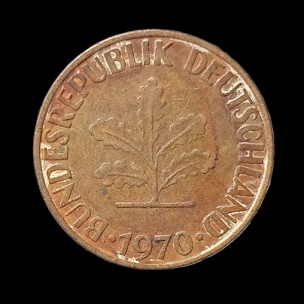 Bundesrepublik Deutschland Ten Pfennig Coin – 1970 Germany