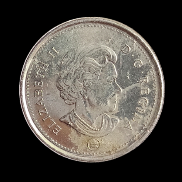 Elizabeth II D·G·Regina Five Cents Coin – 2004 Canada