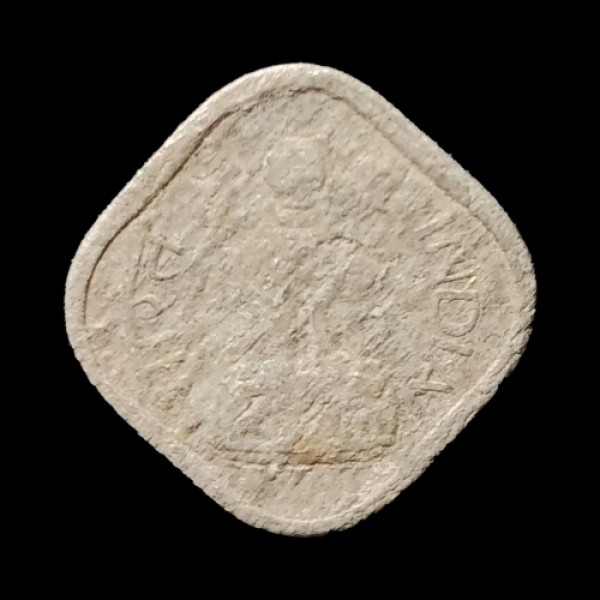 Indian One Paisa Coin-1966