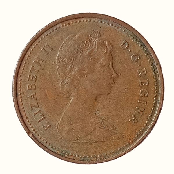 Elizabeth II D·G·Regina One Cent Coin – 1980 Canada