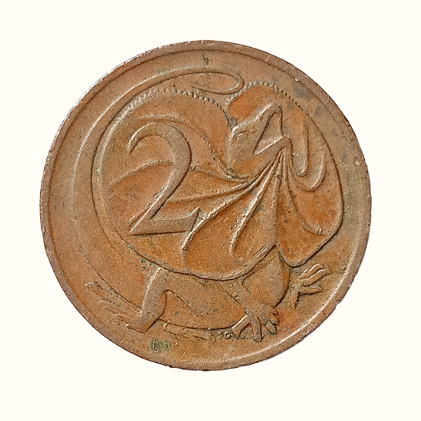 Elizabeth II Two Cents Coin – 1972 Australia