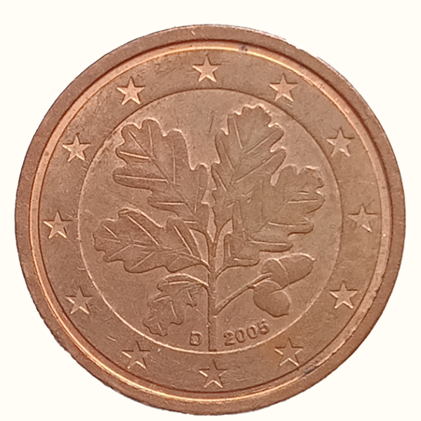 2005 Germany 2 Euro Cent Coin