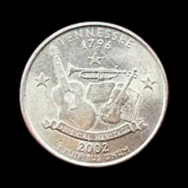 USA Tennessee State Quarter Dollar - 2002
