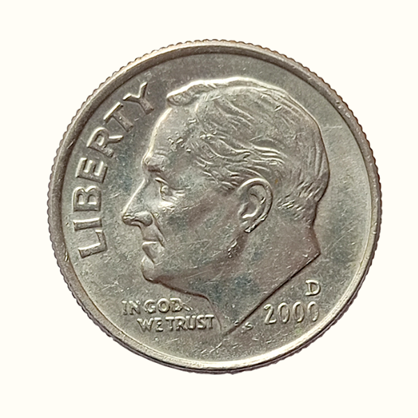 Liberty One Dime Coin – 2000 United States of America