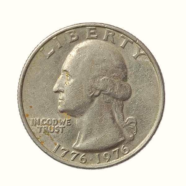 Quarter Dollar Coin – 1976 United States of America