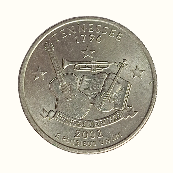 Liberty Quarter Dollar Coin – 2002 United States of America